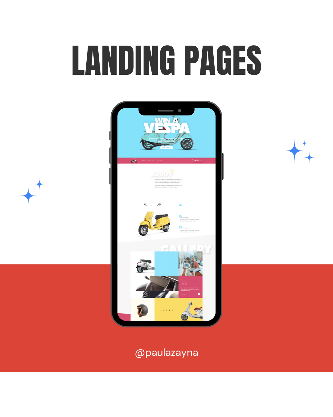 serviço landing pages
